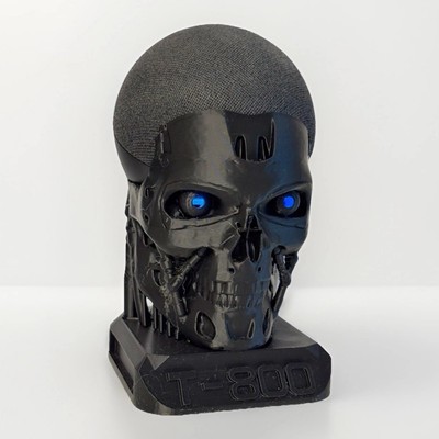 Echo Dot (Neuste Generation) T800-Ständer für Terminator Look (4./5. Gen)