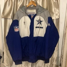 Vintage Apex One Dallas Cowboys Puffer Jacket Size Men’s Large