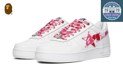 A BATHING APE ABC CAMO BAPE STA 1M30 191 330 Pink Camouflage Pattern Men Shoes