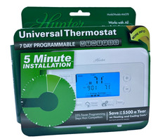 Hunter Home Comfort 44378 Digital 7 Day Programmable Thermostat