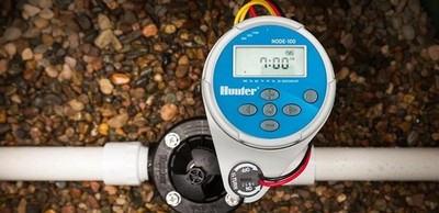 Hunter NODE-100 9V Battery Controller Timer Single Station With DC Solenoid