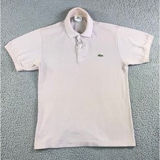 Lacoste Polo Shirt Men 3 Small Pink Short Sleeve Pique Cotton 5191L