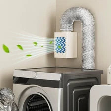 Indoor Dryer Vent Kit HG Power Metal Dryer Vent Box Safety Vent Flap