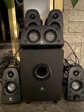 Logitech Z506 Surround Sound Home Theatre Speaker System 5.1 Channel W/Subwoofer