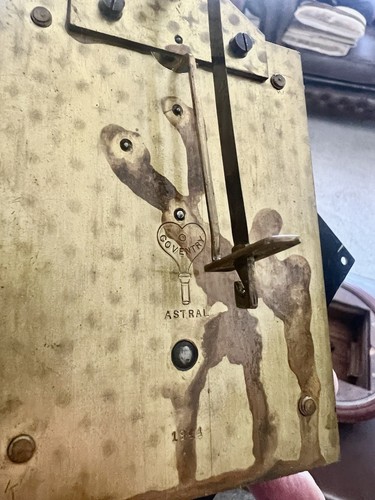 Antique 1920 H.Williamson Coventry Astral School ,Office Clock E.Owen of York - Picture 10 of 13