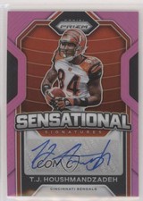 2020 Panini Prizm Sensational Signatures Pink Prizm TJ Houshmandzadeh #15 Auto