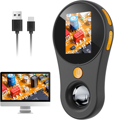 Macro Handheld Digital Microscope Fixed Focus,  2'' IPS Screen 500X Mini Microsco