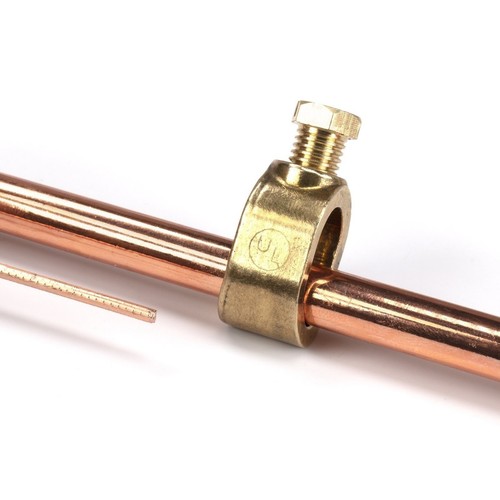 Kupfer Erdungsstab Klemme mit Schraube für 3/8" Erdungsstab, direkte Bestattung - 4 Stück - Bild 4 von 9