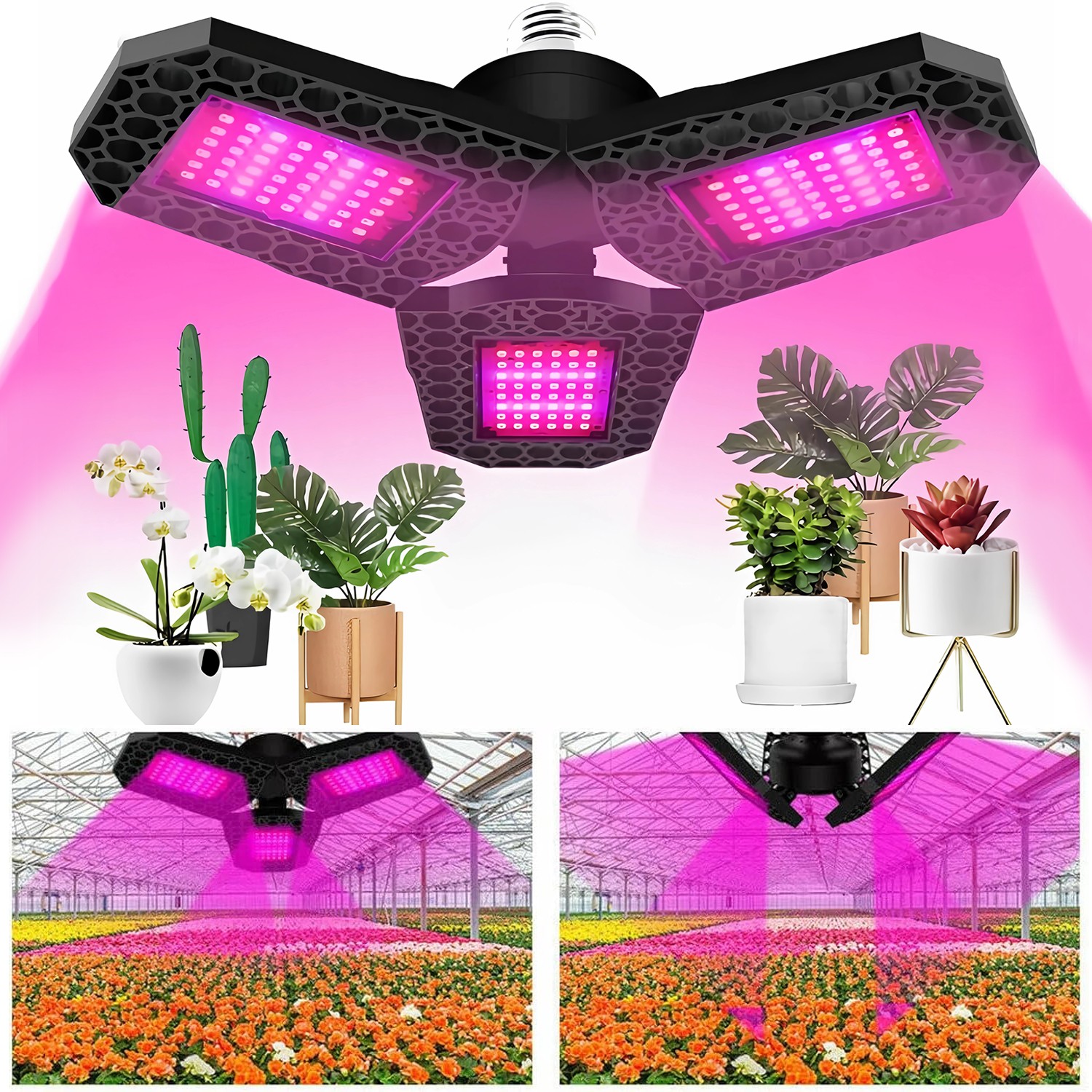 Full Spectrum Lamp For Hydroponics Plant Veg Flower