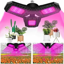 Foldable E27 Led Grow Light Full Spectrum Lamp for Hydroponics Plant Veg Flower