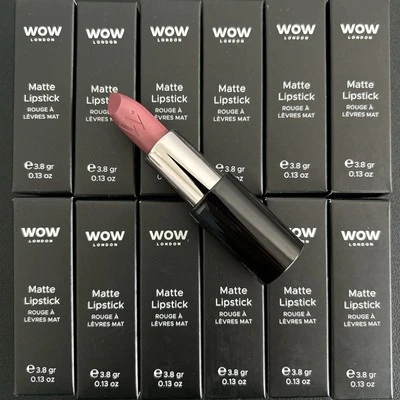 12 x WOW London Matte Lipstick RRP £96 NEW Wholesale JobLot Make Up Cosmetics