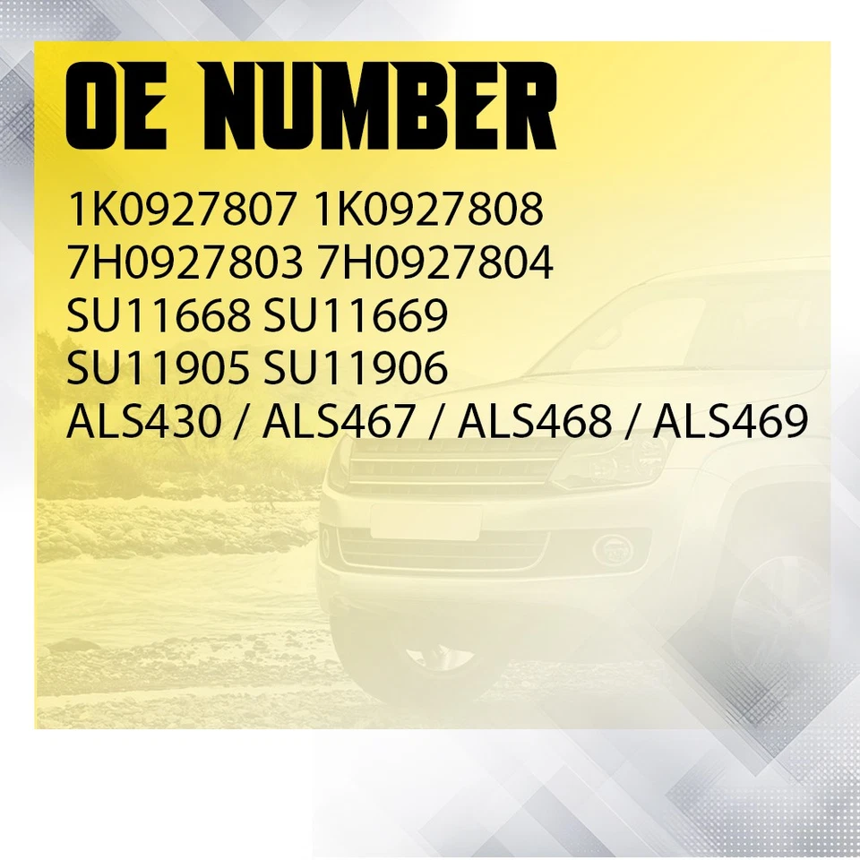 4 Wheel Speed ABS Sensor Front Rear R L Fit EOS Volkswagen BORA BEETLE AMAROK - Image 3 of 4