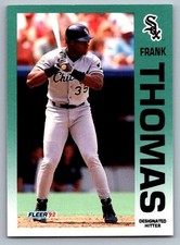 Frank Thomas 1992 Fleer #100 Chicago White Sox