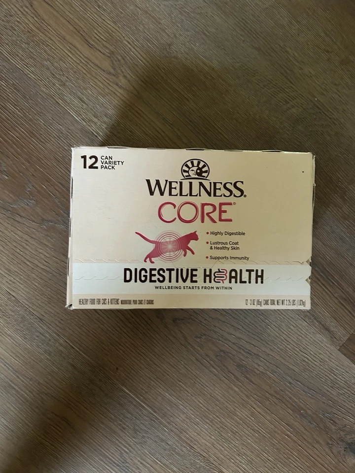 Wellness CORE Digestive Health Wet Cat Food Variety Pack Salmon/whitefish12 Pack - Image 2 of 4