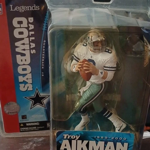 McFarlane Toys NFL Legends Troy Aikman Dallas Cowboys Football Figure