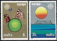 MALTE 1986 CEPT EUROPA  YT n° 727 et 728 Neufs ★★ luxe / MNH