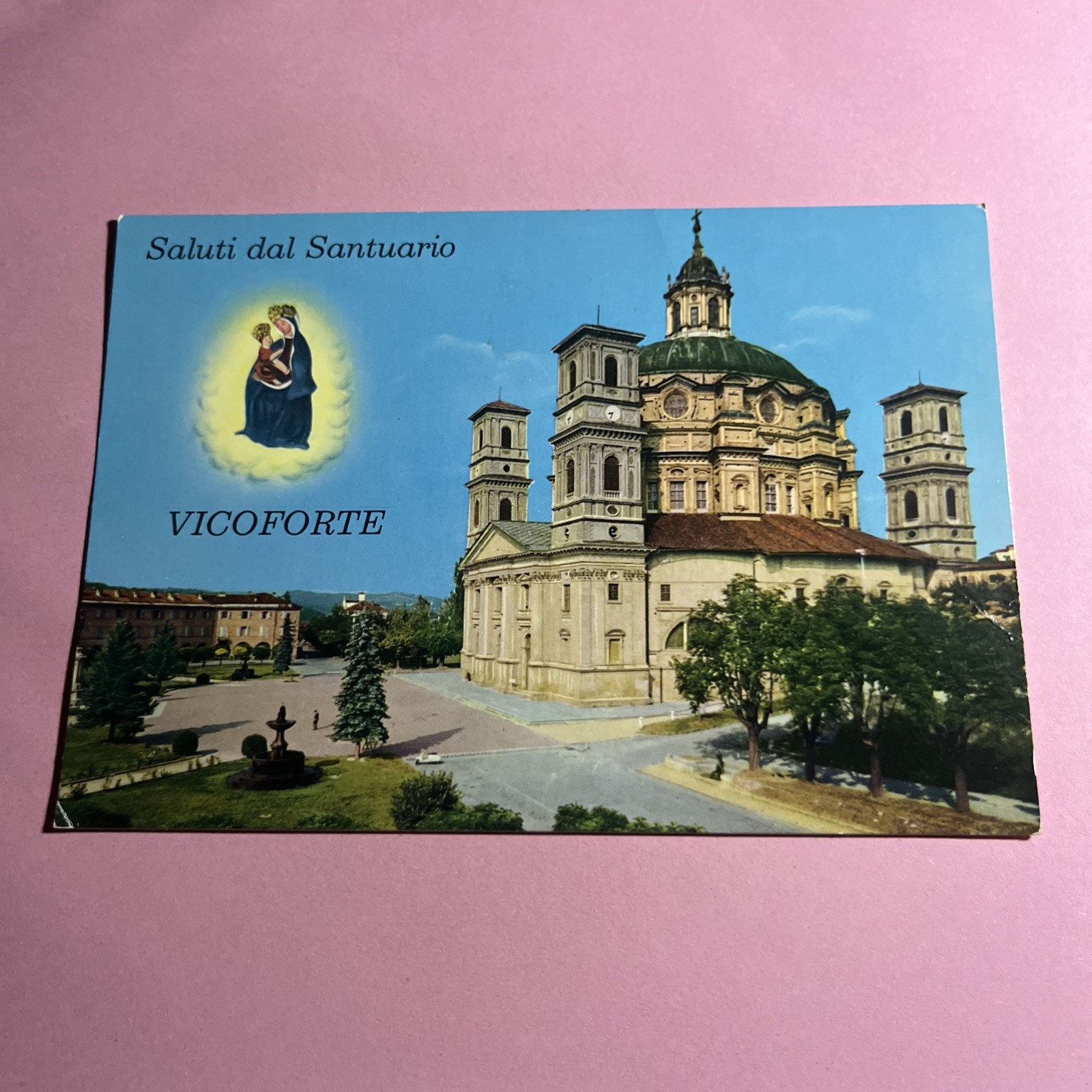 CARTOLINA A COLORI COLLEZIONE -SANTUARIO BASILICA I VICOFORTE CN - NON VIAGGIATA