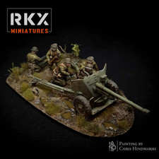 British Canadian 6 Pdr RKX Bolt Action 28MM 1/56 Unpainted