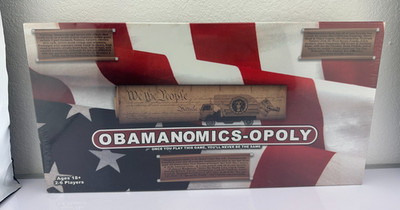 Obamanomics-Opoly Board Game (like monopoly) Sealed Limited 1st Edition USA Econ