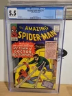 AMAZING SPIDER-MAN #11 CGC 5.5 2ND DOC OCK OFF-WHITE TO WHITE PAGES 1964