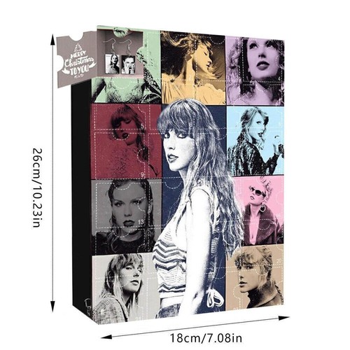 Weihnachten Taylor Swift Schlüsselanhänger Armband Advent Countdown Kalender NEU - Bild 3 von 4