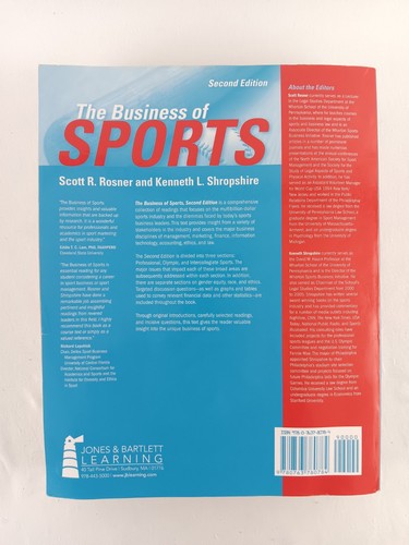 The Business of Sports Scott Rosner Kenneth L Shropshire - Bild 2 von 10