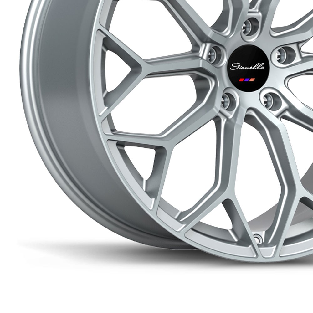 22" Gianelle Monte Carlo Silver Concave Wheels Rims Fits Maserati Quattroporte