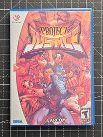 Dreamcast Project Justice Custom Case - NO Game or Manual