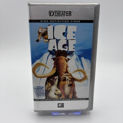 Ice Age D-Theater VHS Tape 2002 High Definition Video DVHS Scrat's Missing