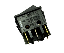 Dreefs DPDT Rocker Switch, T105-2WI-XII, ON/ON, 16 Amps/250VAC