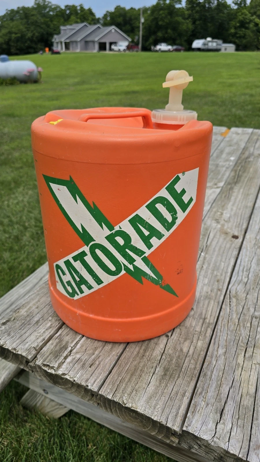 Vintage Rare? Gatorade Drink Dispenser Cooler 70s? Bennett Galaxee Football