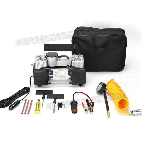 HEAVY DUTY 12V Air Compressor Portable Auto Car Tire Pump Tyre Inflator 150 PSI - Picture 11 of 11