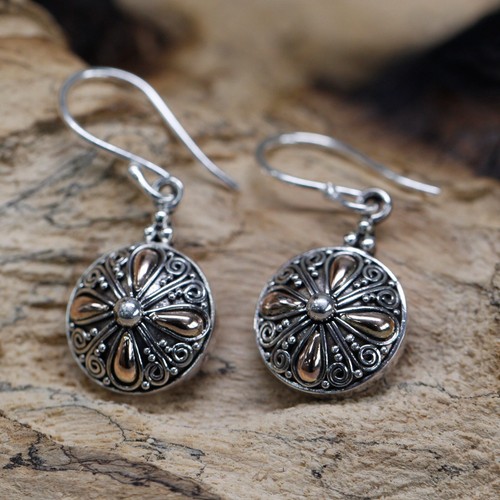 Lady's Silver & Gold Earrings - Gifts For Her - 18K Gold - 925 Silver - Picture 61 of 79