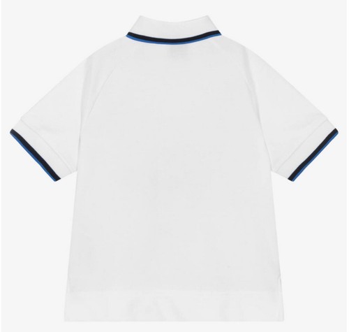 Polo Burberry Classic bianca e pantaloncini da bagno Malcom età 12 anni prezzo consigliato £ 350 - Foto 5 di 13