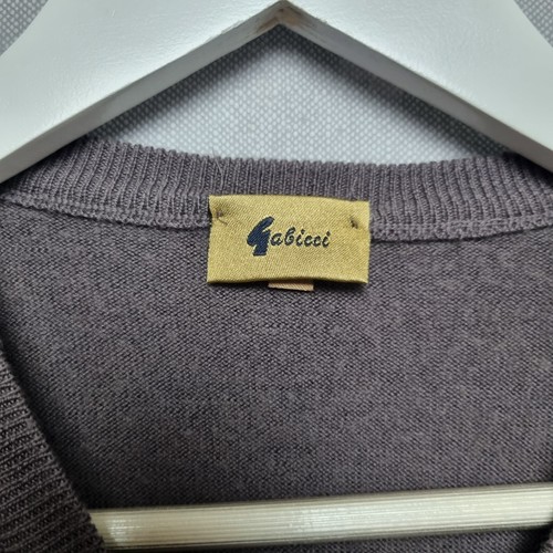 Gabicci Pullover Weste Herren Größe L Braun Merinowollmischung Ärmellos Pulli - Bild 2 von 7