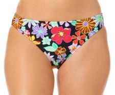 SALT+COVE Juniors Floral Print Hipster Bikini Bottom Size M Multi Retail $19.99
