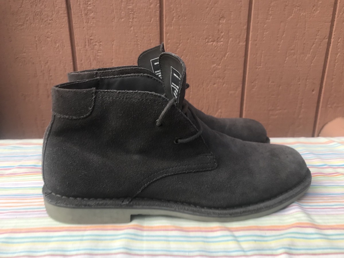 Andrew Marc Black Suede Chukka Boots Harman Chukka Boot // Black + Smoke (US: 10) - Andrew Marc  main image 3