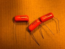 3 NOS Vintage Sprague Orange Drop .03 uf 1600v Capacitors Guitar Amp Tone Caps