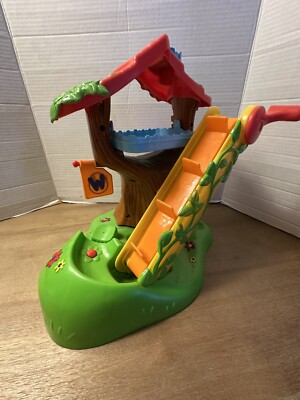 Hasbro Playskool 2009 Weeble Wobble Working Musical Tree House Missing Slide