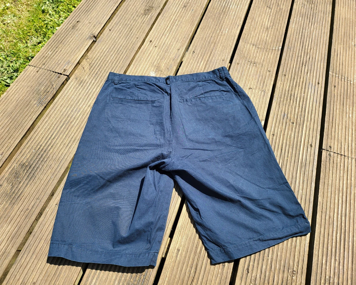 MENS CALVIN KLEIN BLUE COTTON CHINO BEACH SHORTS SIZE 30 REDUCED