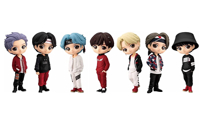 BANPRESTO - tinytan Q posket ノーマルカラー　7個セット BTS TinyTAN Q Posket Figure A color Complete Set of 7