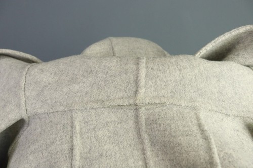 WEEKEND MAX MARA Ivory Wool Single Breasted Snap Hooded Coat Jacket - Picture 17 of 20