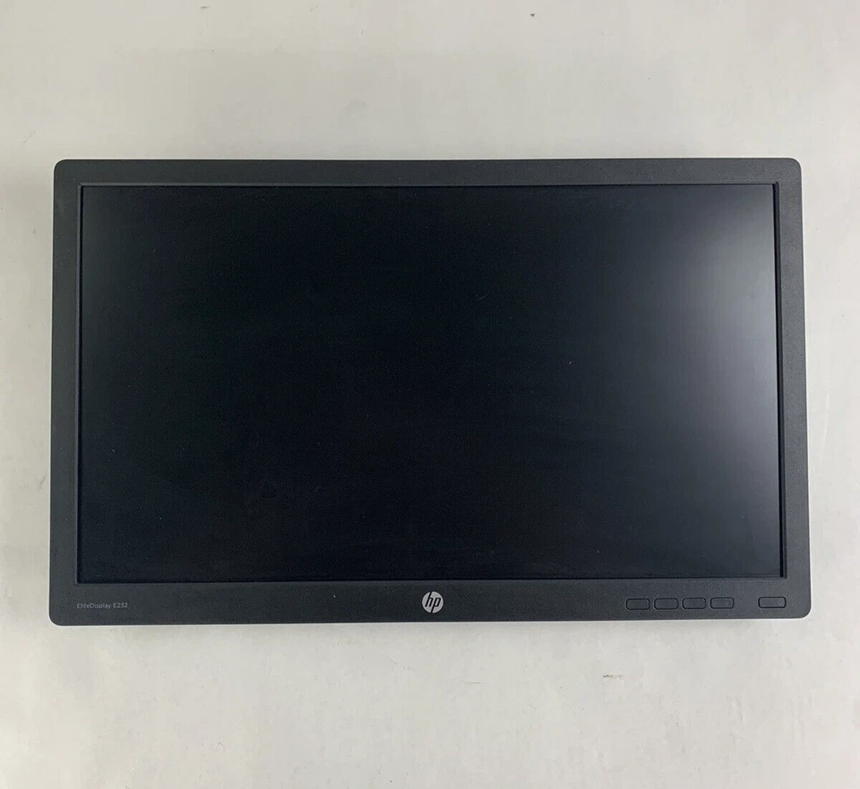 HP EliteDisplay E232 23" Widescreen HDMI LED Monitor 1920x1080 Grade B No Stand - Image 4 of 4