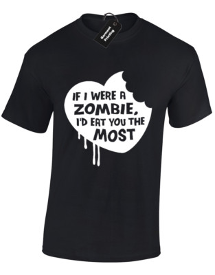 IF I WERE A ZOMBIE HERREN T-SHIRT LUSTIGES DESIGN WALKING DEAD DARYL RICK DIXON S-5XL