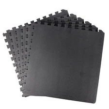 24x24" 6PCS Durable EVA Foam Interlocking Floor Mat Gym Mat Puzzle Locking Mat