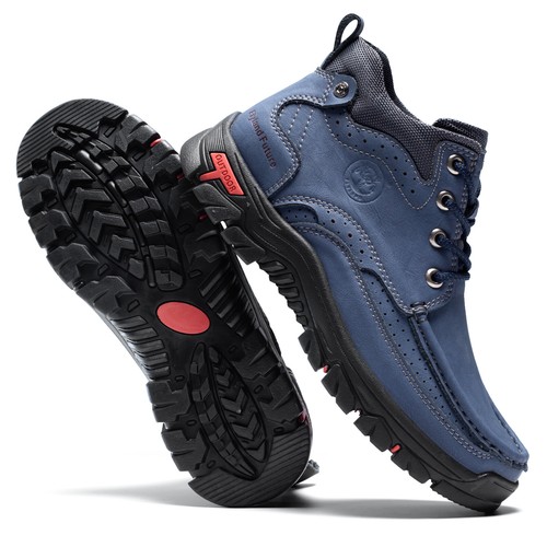 Botas Chukka FLYLAND Clásicas De Colección de Cuero Genuino Informales Zapatos al Aire Libre - Imagen 41 de 54