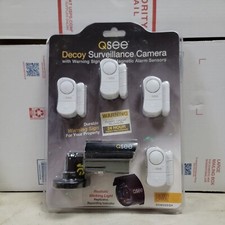 Q-See Decoy Surveillance Camera Set 5 Piece LED Flashing Indicator Light NEW