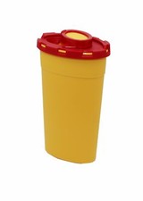 Kan&uuml;lenabwurfbeh&auml;lter SaniSafe 200ml mit Sicherheitsverschluss Abwurfbox