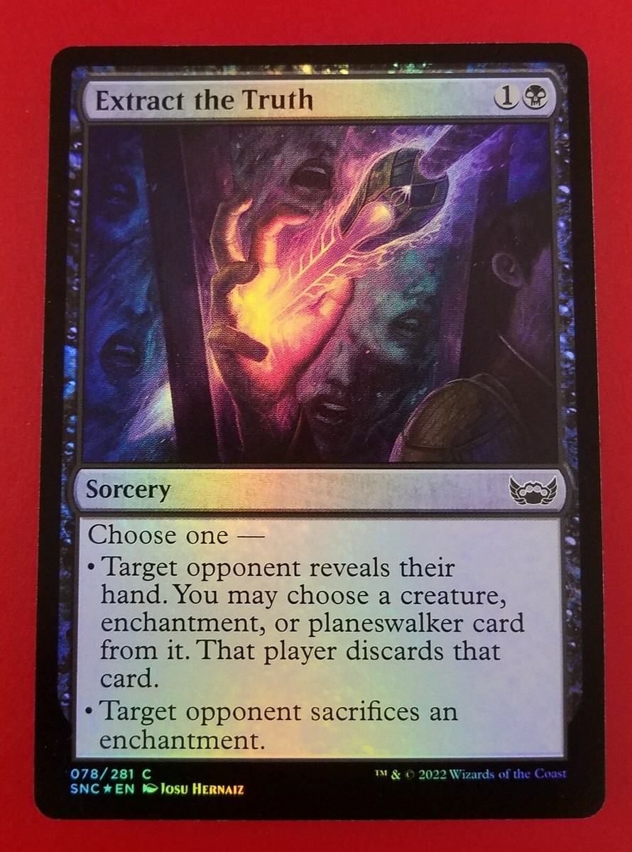 1x Extract the Truth | FOIL | Streets of New Capenna | MTG