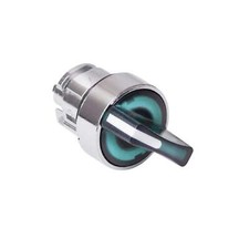 Schneider Electric Switch Selector Head 22mm 2-Position Green ZB4-BK1233